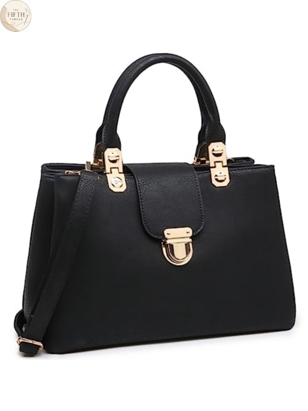 Dasein Women Satchel Vegan Leather Top Handle Purse Medium Tote Shoulder Bag